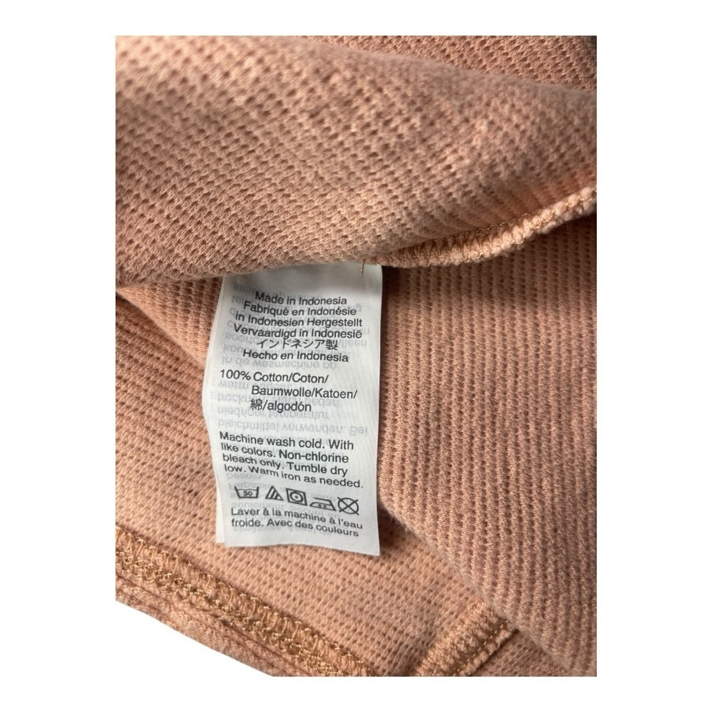 Madewell Blush Pink Button Front Tie Tank Top XS Minimalist Summer - Picture 7 of 9